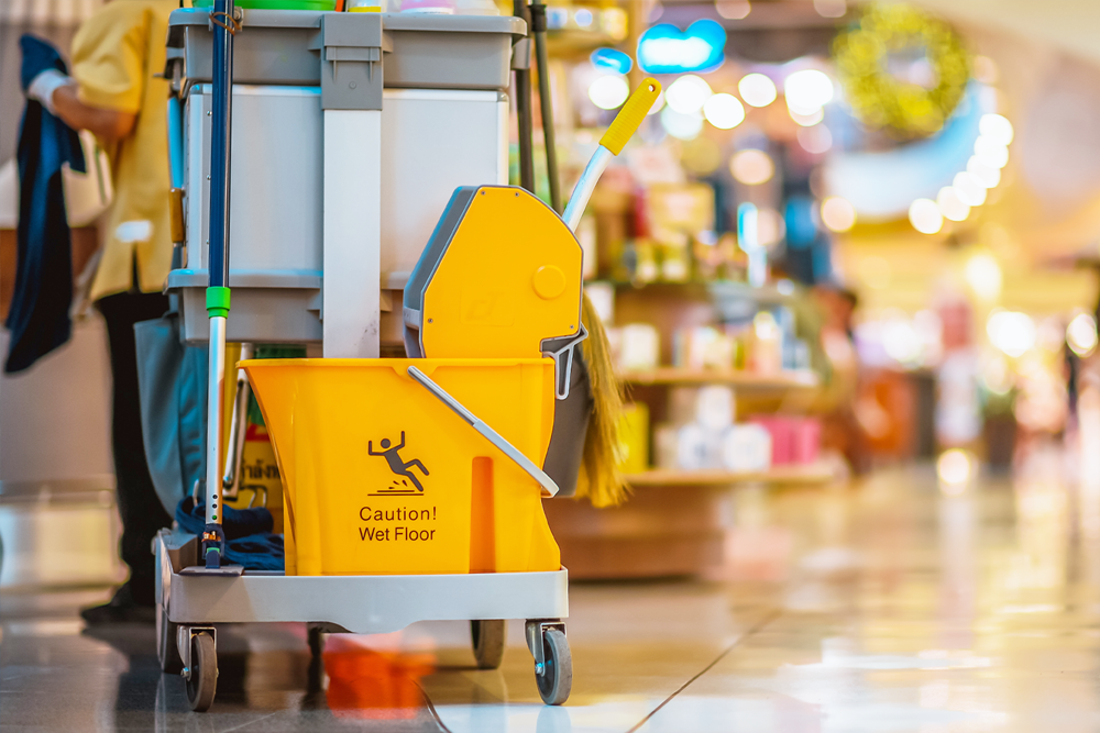 Retail cleaning detail